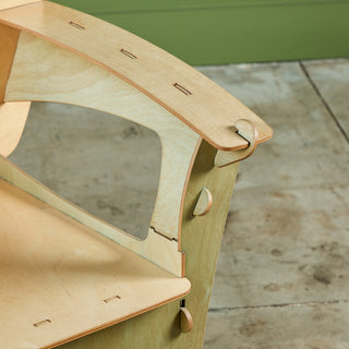 Plywood Puzzle Chair by David Kawecki