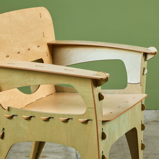 Plywood Puzzle Chair by David Kawecki