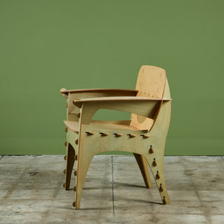 Plywood Puzzle Chair by David Kawecki