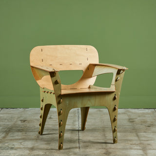 Plywood Puzzle Chair by David Kawecki