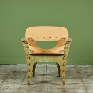 Plywood Puzzle Chair by David Kawecki