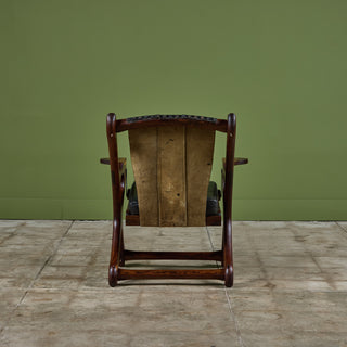 Don Shoemaker Rosewood Swinger Lounge Chair