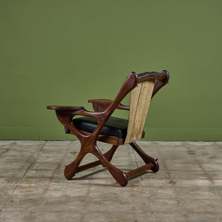 Don Shoemaker Rosewood Swinger Lounge Chair