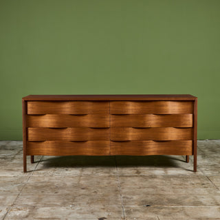 Edmond J. Spence Wave Eight Drawer Dresser