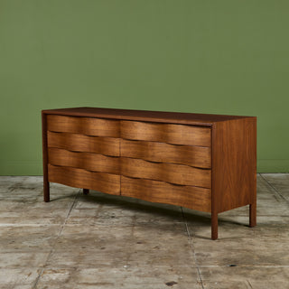 Edmond J. Spence Wave Eight Drawer Dresser