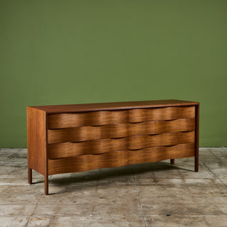 Edmond J. Spence Wave Eight Drawer Dresser