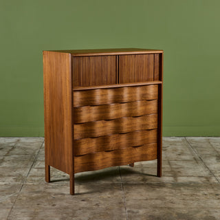 Edmond J. Spence Wave Highboy Dresser