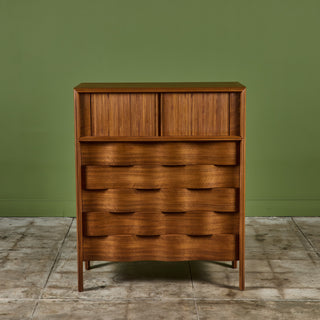 Edmond J. Spence Wave Highboy Dresser