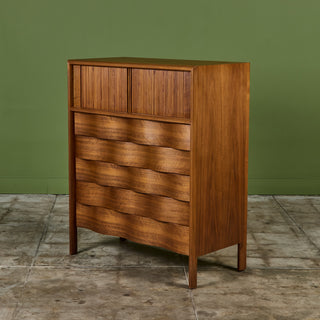 Edmond J. Spence Wave Highboy Dresser