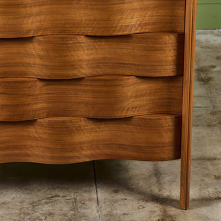 Edmond J. Spence Wave Highboy Dresser