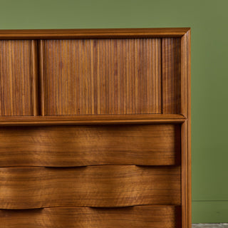 Edmond J. Spence Wave Highboy Dresser