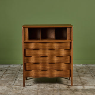 Edmond J. Spence Wave Highboy Dresser