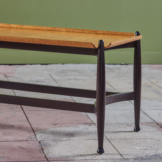 Edward Wormley Burl Coffee Table for Dunbar