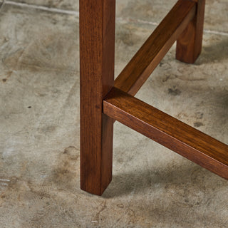 Edward Wormley Travertine Wedge Side Table for Dunbar