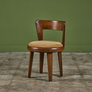 ON HOLD ** Edward Wormley Vanity Swivel Stool for Drexel Precedent