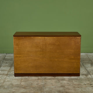 Edward Wormley Credenza with Rippled Cabinets for Dunbar