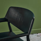 Ejner Larsen & Aksel Bender Madsen Leather Wrapped Teak Chair for Willy Beck