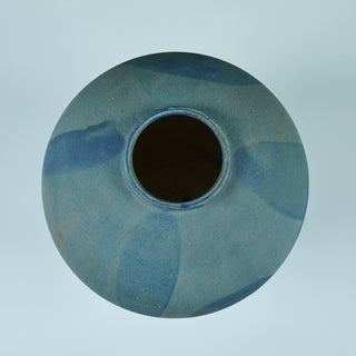 Elizabeth Woolrych Tapered Blue Glazed Vase