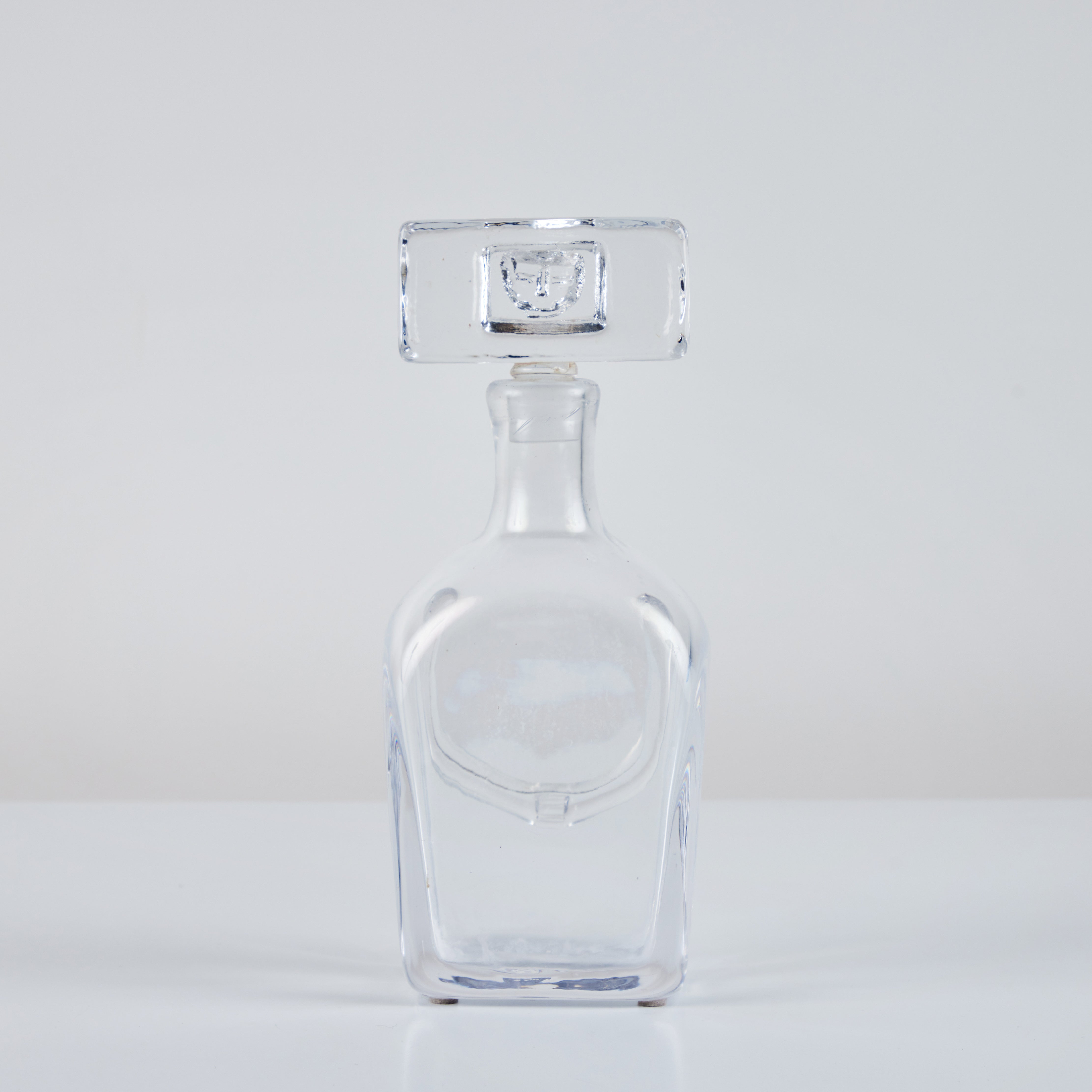 Houston grey glass decanter / An Artful Life