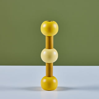 Beady Candle Stick and Match Holder Set by Evan Segota