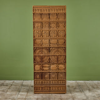 Evelyn Ackerman Large Scale Wood Carved Panel for Era Industries