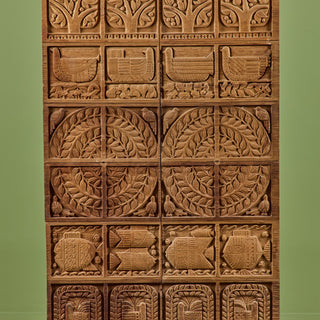 Evelyn Ackerman Large Scale Wood Carved Panel for Era Industries