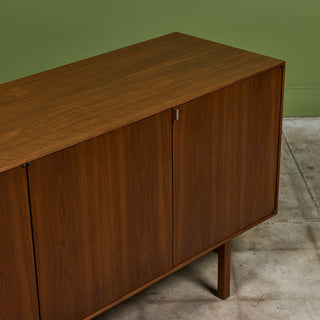 Florence Knoll Walnut Credenza