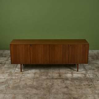 Florence Knoll Walnut Credenza