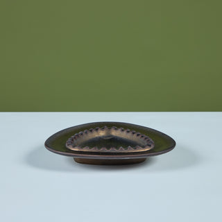 Franciscan Earthenware Triangular Ashtray