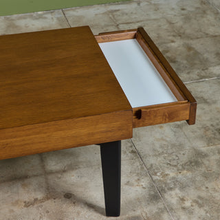 George Nelson Extendable Coffee Table with Removable Trays for Herman Miller