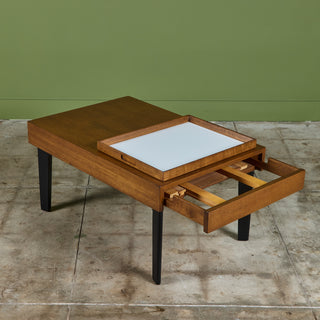 George Nelson Extendable Coffee Table with Removable Trays for Herman Miller