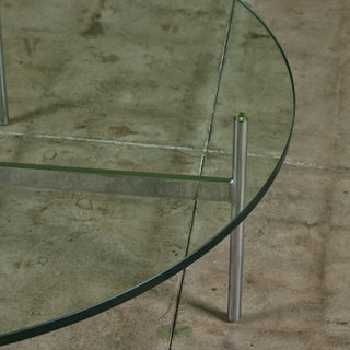 Gerald McCabe "X" Base Coffee Table for Eon Furniture