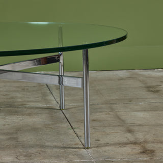 Gerald McCabe "X" Base Coffee Table for Eon Furniture