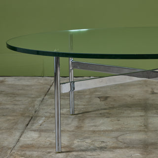 Gerald McCabe "X" Base Coffee Table for Eon Furniture