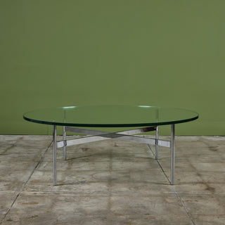 Gerald McCabe "X" Base Coffee Table for Eon Furniture