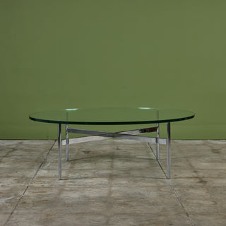 Gerald McCabe "X" Base Coffee Table for Eon Furniture