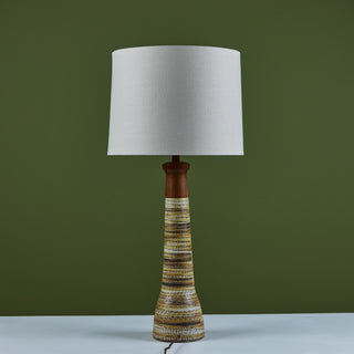 Gordon & Jane Martz Ceramic Table Lamp for Marshall Studios