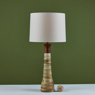 Gordon & Jane Martz Ceramic Table Lamp for Marshall Studios