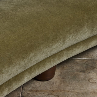 Curved Mohair Velvet Sofa