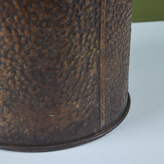 Hammered Brass Pail