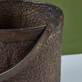 Hammered Brass Pail