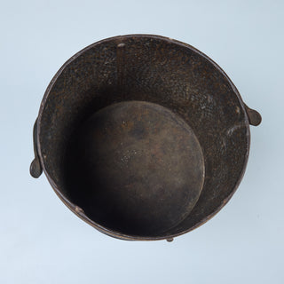 Hammered Brass Pail