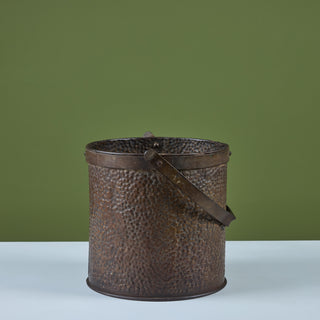 Hammered Brass Pail