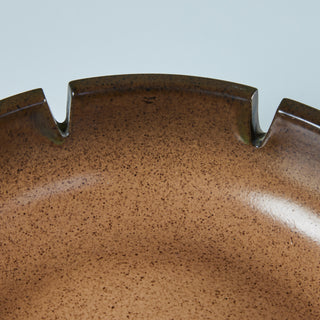 Heath Ceramics Brown Speckle Glazed Ashtray