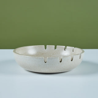 Heath Ceramics Cream Speckle Glazed Ashtray