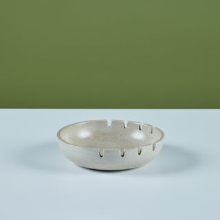 Heath Ceramics Cream Speckle Glazed Ashtray