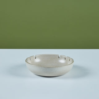 Heath Ceramics Cream Speckle Glazed Ashtray