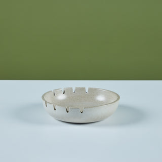 Heath Ceramics Cream Speckle Glazed Ashtray