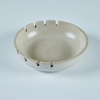 Heath Ceramics Cream Speckle Glazed Ashtray