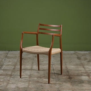 Model 62 Teak Dining Armchair by N.O. Møller